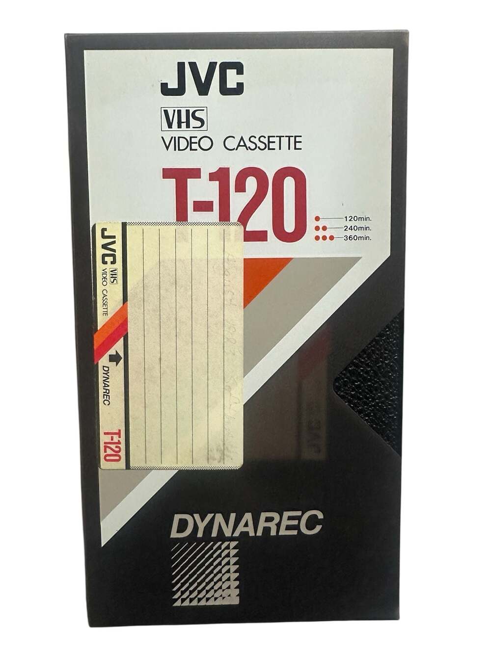 JVC Dynarec T-120 VHS Video Cassette Tape